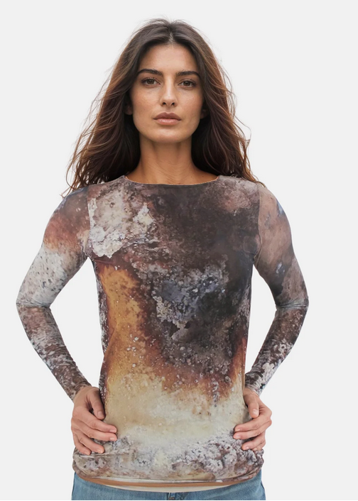 AMB Double Sheer Top