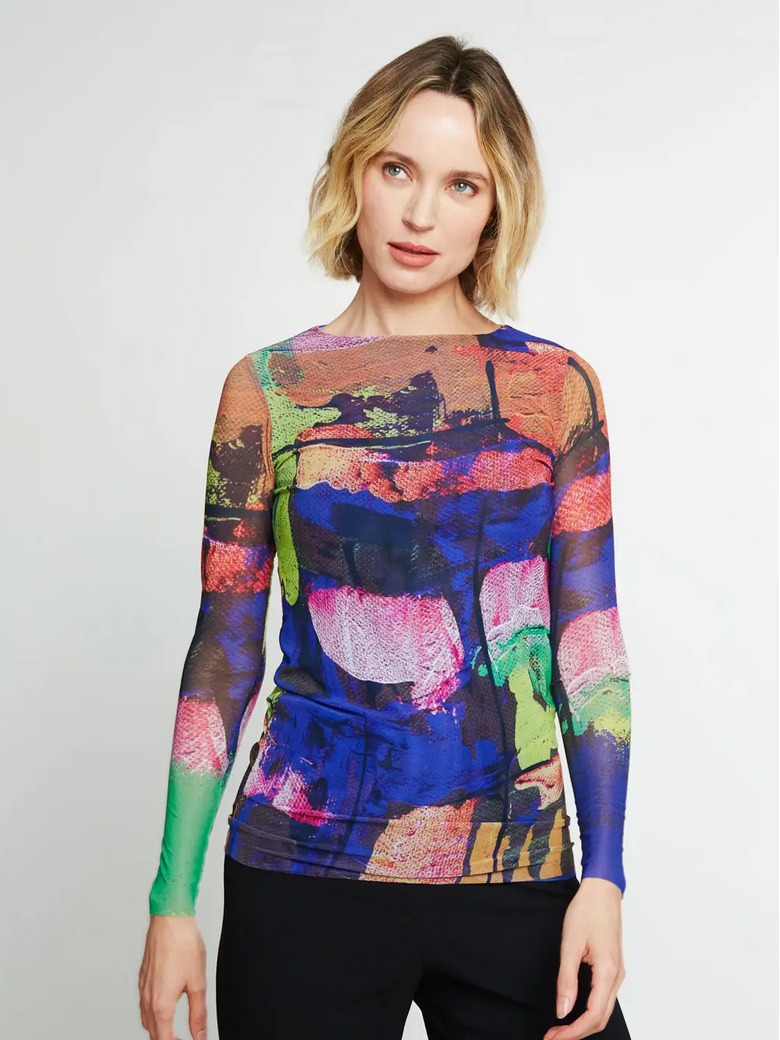 AMB Double Sheer Top