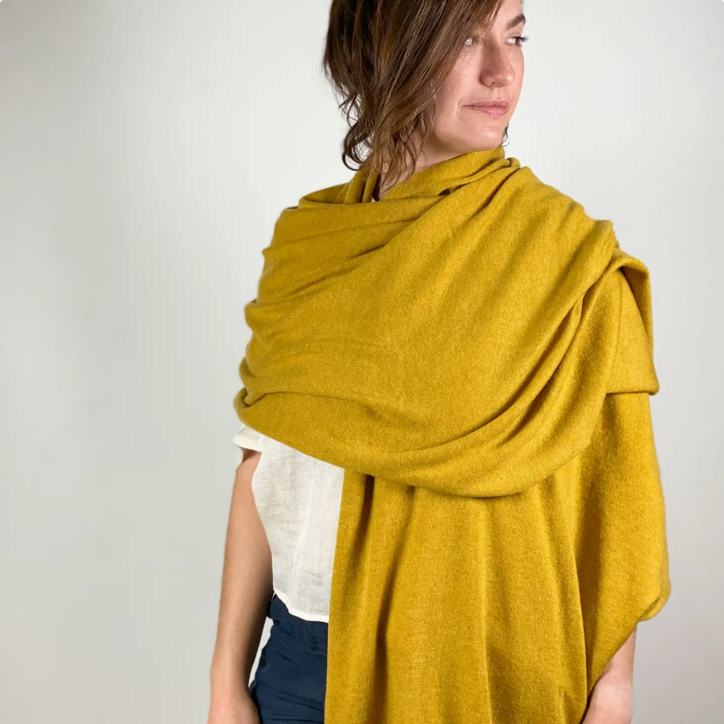 Natural Fiber Shawls