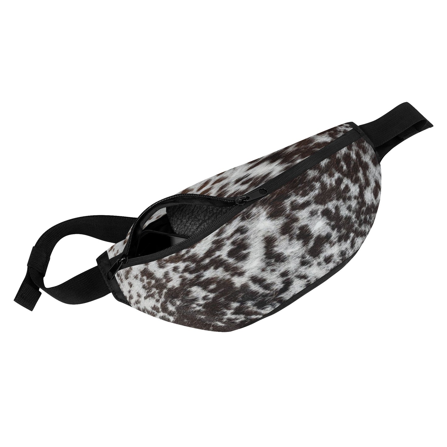 Faux cow hide Fanny Pack