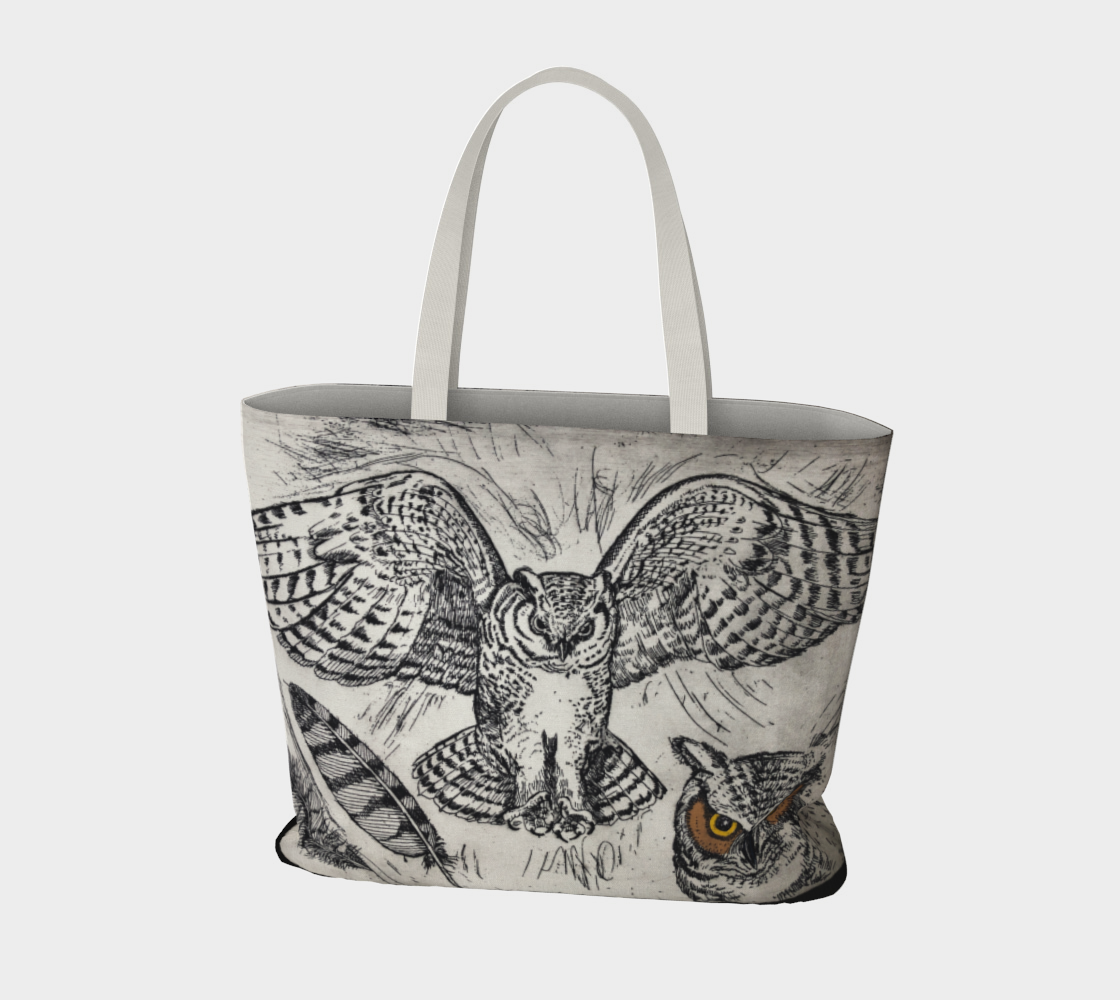 Market Tote - Owl