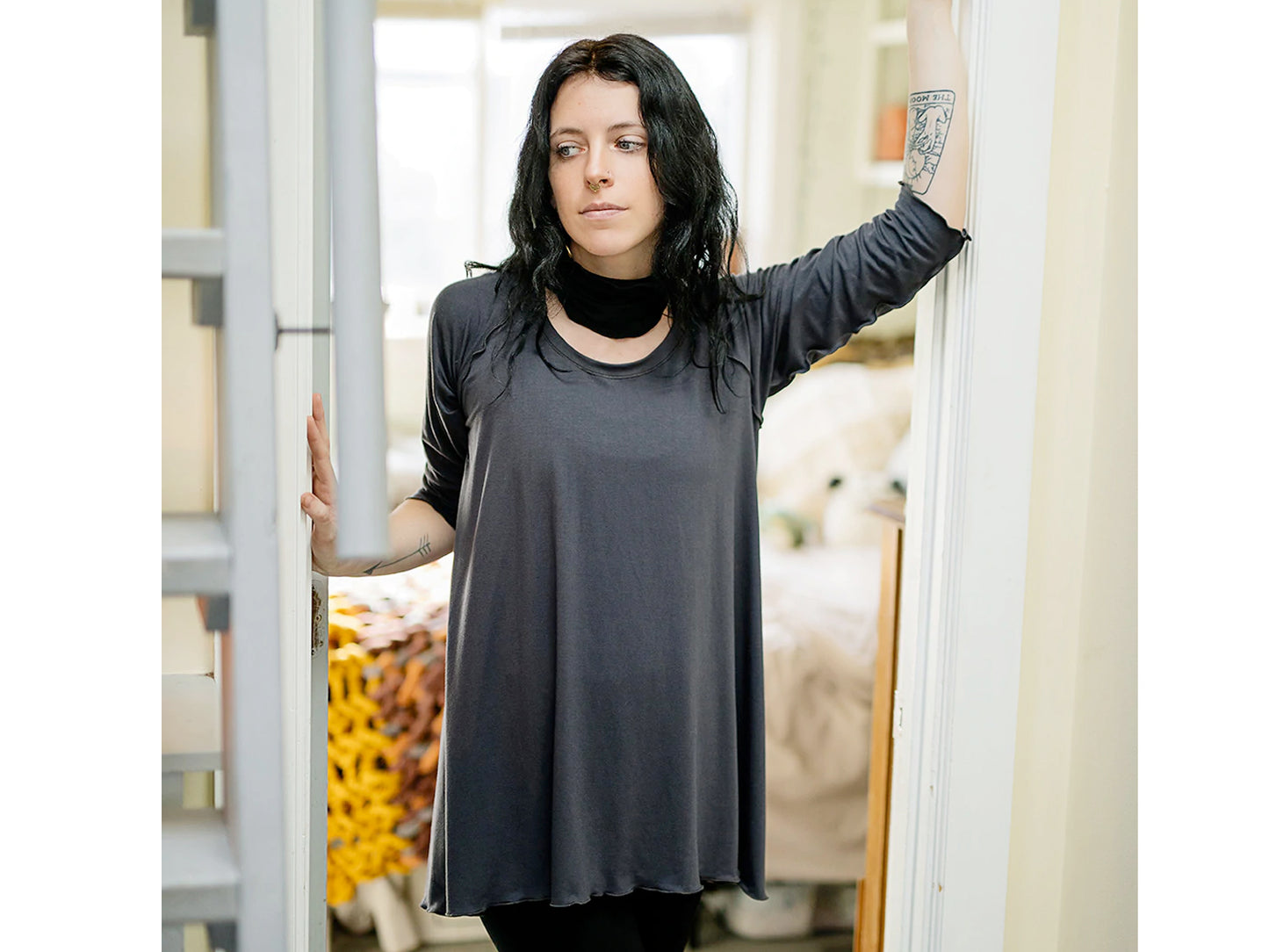 Bamboo swing tunic