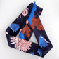 SKINNY SILK SCARF | Midnight Wildflower Garden
