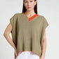 Esme Oversized Short Sleeve Pop-over