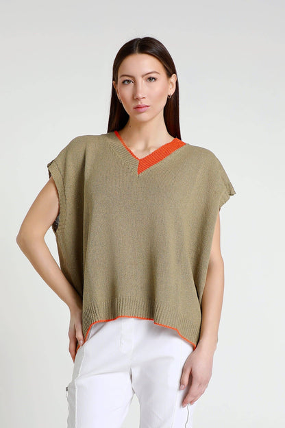 Esme Oversized Short Sleeve Pop-over