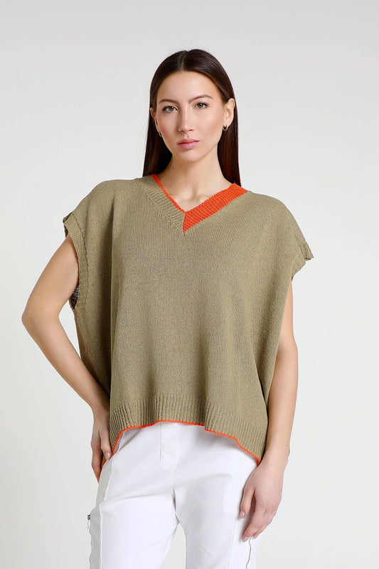 Esme Oversized Short Sleeve Pop-over