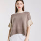 Mare Striped High/Low Sweater