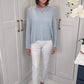 Cheryl Ribbed Linen Blend Sweater
