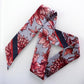 SKINNY SILK SCARF | Inked Rose