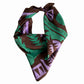 Voyager Silk Scarf - Wild Thistle Purple & Green