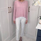 Cheryl Ribbed Linen Blend Sweater