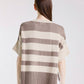 Mare Striped High/Low Sweater