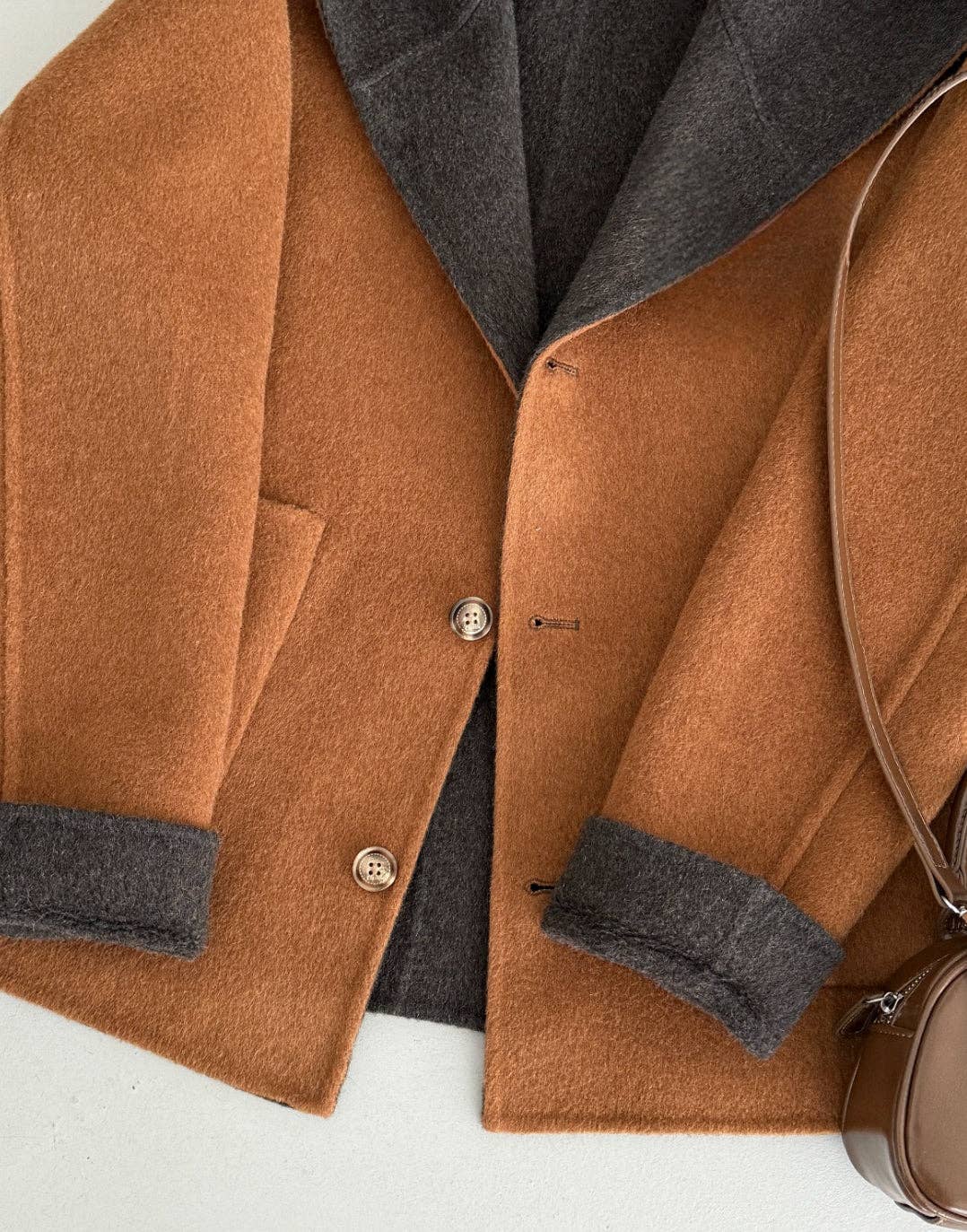 Milo Reversible Hooded Wool Jacket