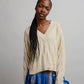 Lilly Chevron V-Neck Sweater