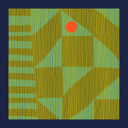 Voyager Scarf  - Rising Sun Geometric