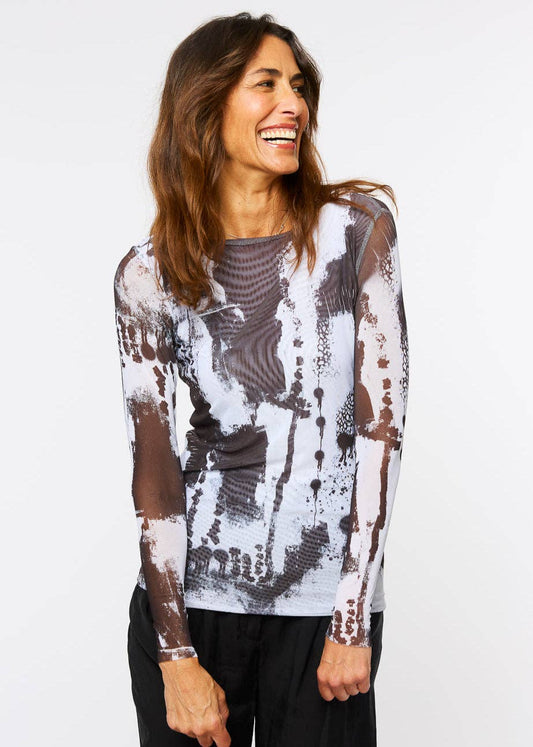 Echoes - Florence Double Sheer Top