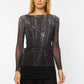 Nocturnal Bloom - Florence Double Sheer Top