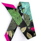 SKINNY SILK SCARF | Secret Peony Garden