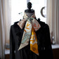 SKINNY SILK SCARF - Prairie Dawn