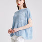Short Sleeve Wave Knit Sweater