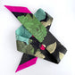SKINNY SILK SCARF | Secret Peony Garden