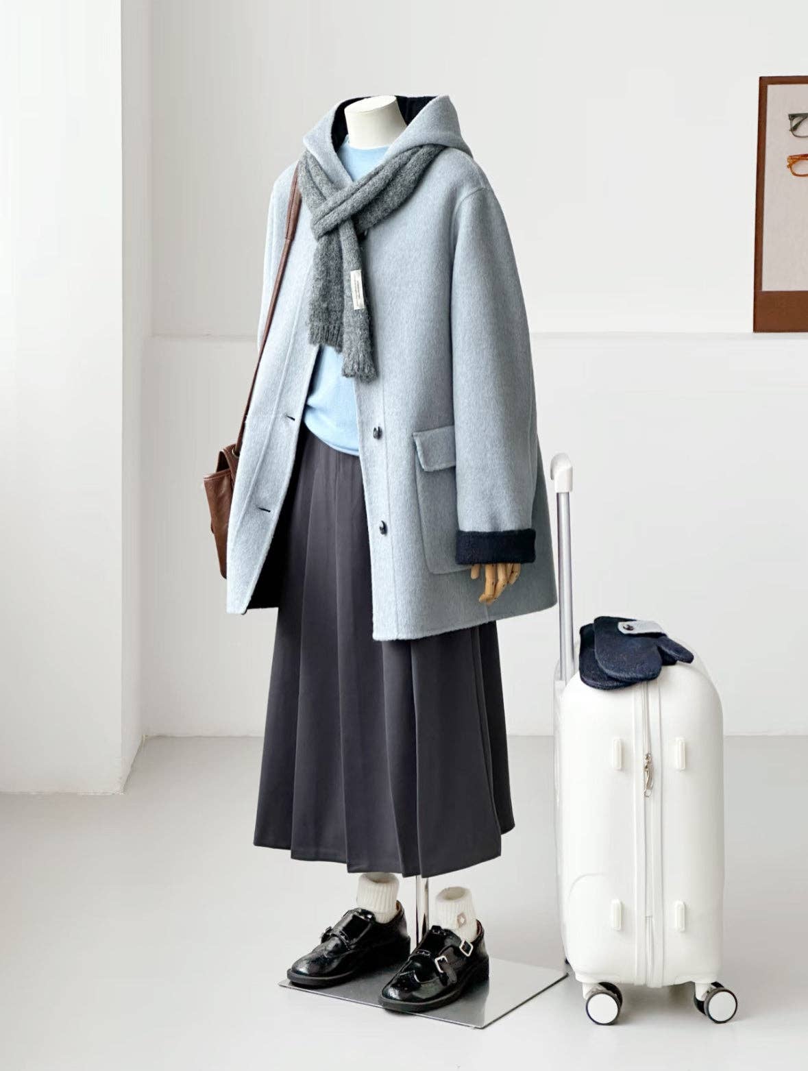 Wool Jacket with Mittens