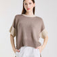 Mare Striped High/Low Sweater
