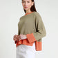 Lisette Long Sleeve Melange Trim Sweater (BLS160)