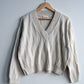 Lilly Chevron V-Neck Sweater