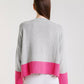 Clarice Contrast Hem Sweater
