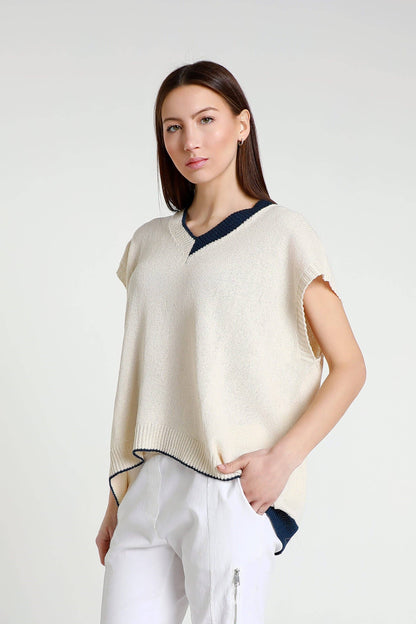 Esme Oversized Short Sleeve Pop-over