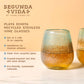 Segunda Vida Recycled Wine Glasses