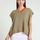 Esme Oversized Short Sleeve Pop-over