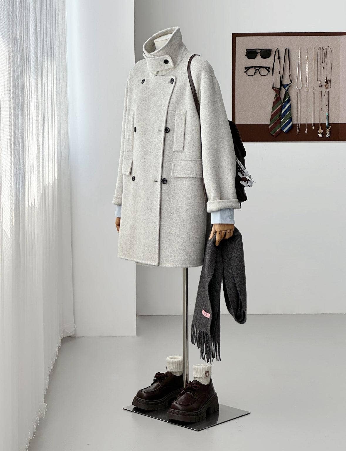 Double-Breasted Pea Coat
