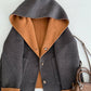 Milo Reversible Hooded Wool Jacket