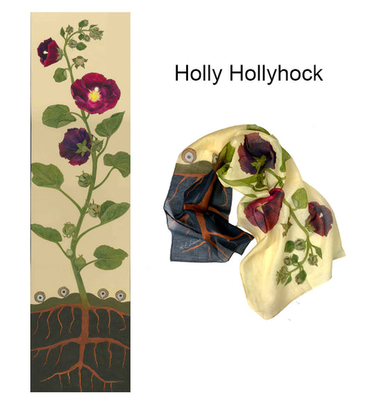 Hollyhock Scarf