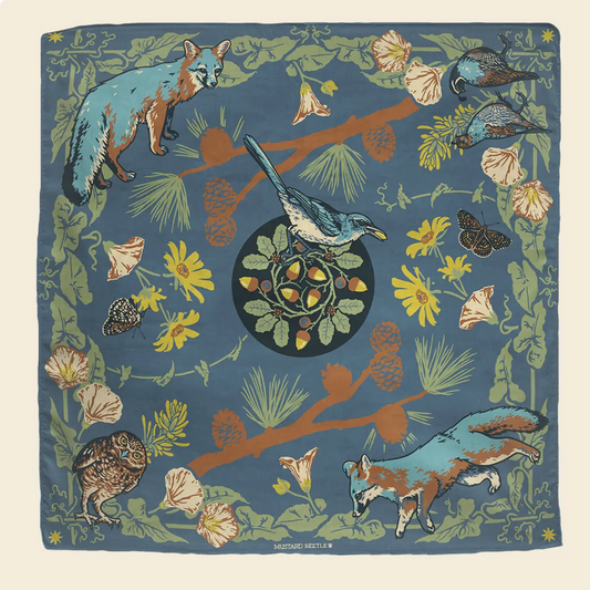 Mustard Bee Bandana