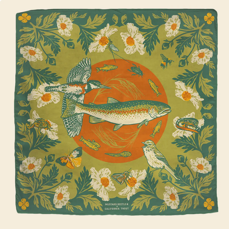 Mustard Bee Bandana