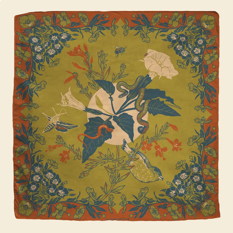 Mustard Bee Bandana