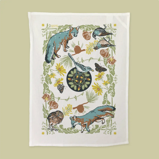 Mustard Bee Tea Towels
