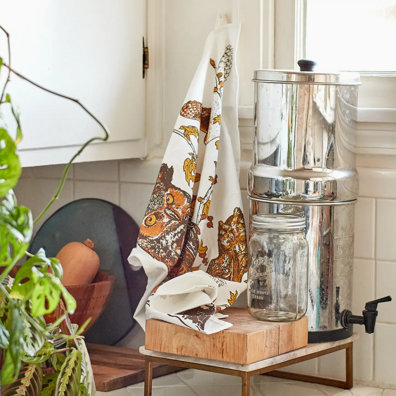 Mustard Bee Tea Towels