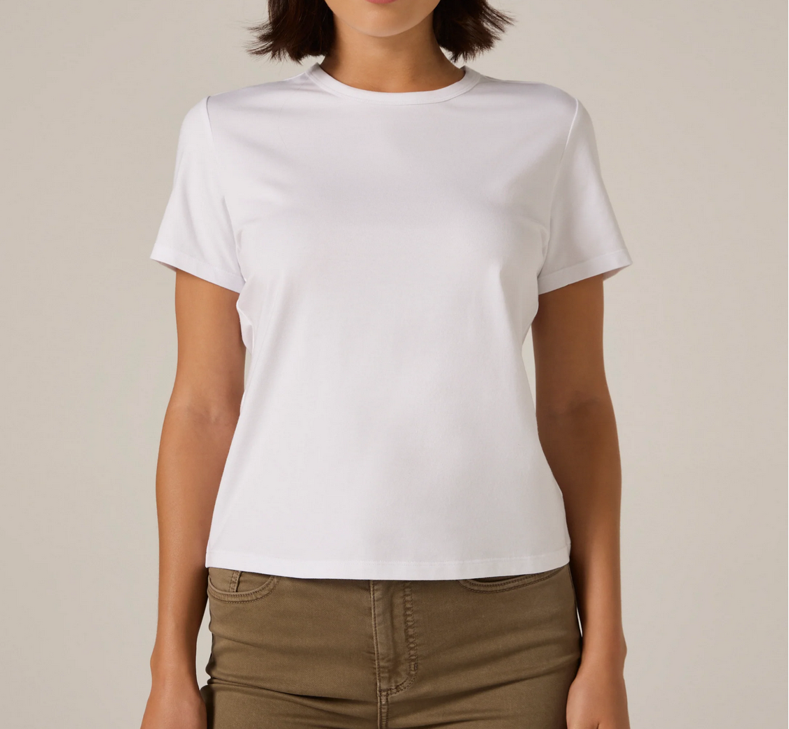 7 Diamonds White tee