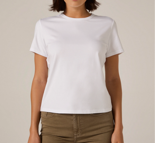 7 Diamonds White tee