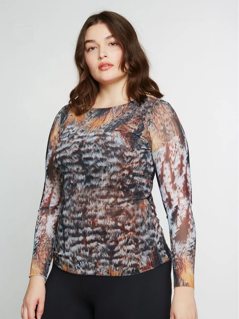 AMB Double Sheer Top
