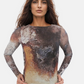 AMB Double Sheer Top