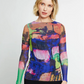 AMB Double Sheer Top
