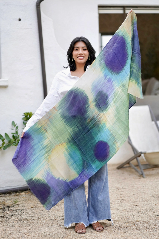Natural Fiber Shawls
