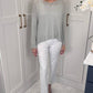 Cheryl Ribbed Linen Blend Sweater