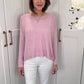 Cheryl Ribbed Linen Blend Sweater