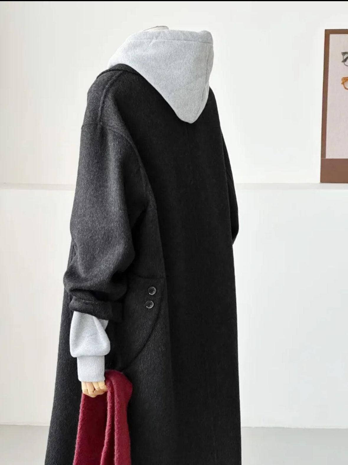 Venn Longline 100% Wool Trench Coat